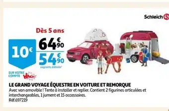 Auchan Le Grand Voyage équestre En Voiture Et Remorque offre