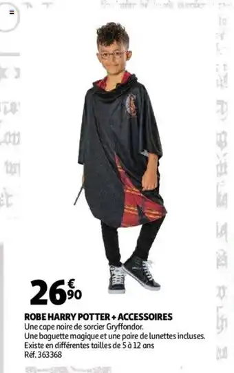 Auchan Robe Harry Potter + Accessoires offre
