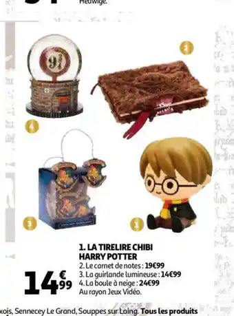 Auchan 1. La Tirelire Chibi Harry Potter offre