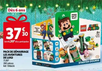 Auchan Pack De Démarrage Les Aventures De Luigi offre