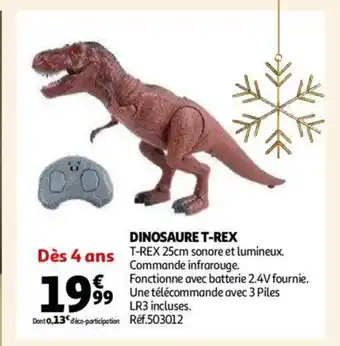 Auchan Dinosaure T-Rex offre