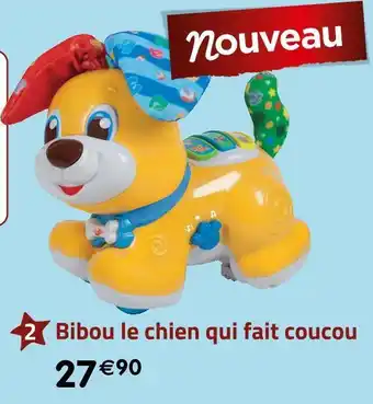 Bloomy bibou le chien qui fait coucou
