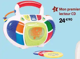 Géant Casino Mon premier lecteur cd offre