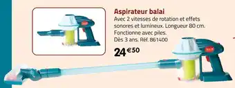 Géant Casino Tim & lou aspirateur balai offre