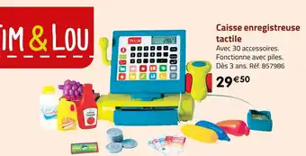 Caisse enregistreuse tactile