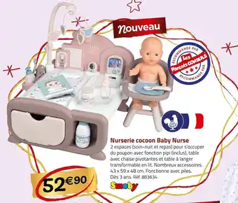 Smoby nurserie cocoon baby nurse