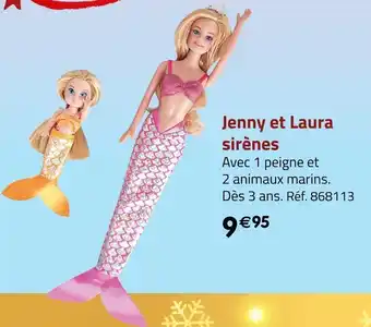 Géant Casino Jenny et laura sirènes offre
