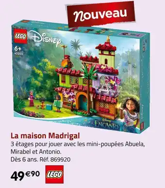 Géant Casino Lego la maison madrigal offre