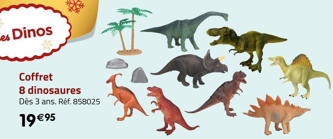 Promo Coffret 8 dinosaures chez Géant Casino Promo Coffret 8 dinosaures chez Géant Casino