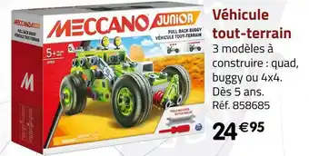 Géant Casino Meccano véhicule tout-terrain offre