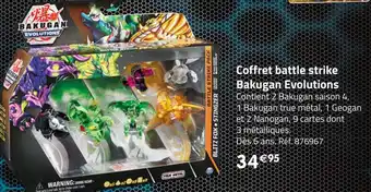 Géant Casino Bakugan coffret battle strike bakugan evolutions offre