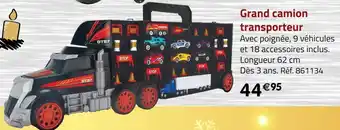 Géant Casino Grand camion transporteur offre
