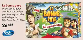 Hasbro la bonne paye