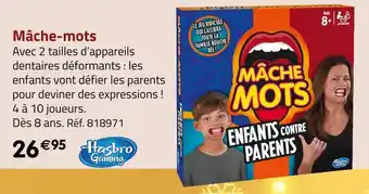 Géant Casino Hasbro mâche-mots offre