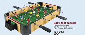 Géant Casino Baby-foot de table offre
