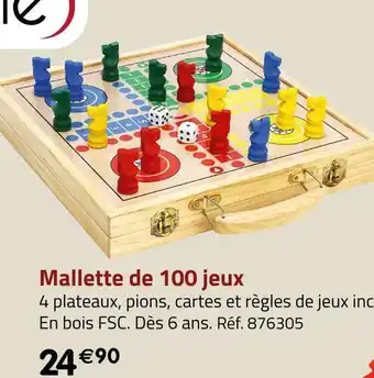 Mallette de 100 jeux