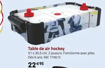 Géant Casino Table de air hockey offre