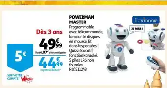 Auchan Powerman Master offre