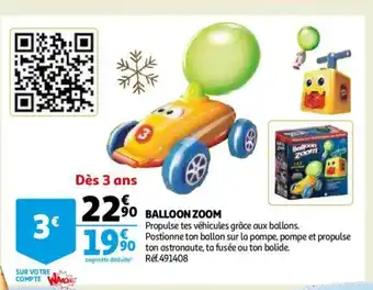 Auchan Balloon Zoom offre