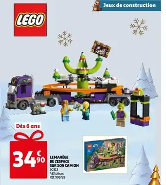 Auchan Le Magége De L'espace Sur Son Camion offre