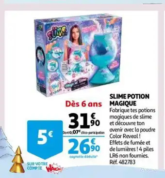 Auchan Slime Potion Magique offre