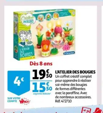 Auchan L;Atelier Des Bougies offre