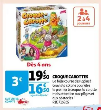 Auchan Croque Carottes offre