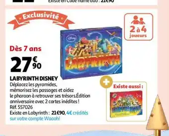 Auchan Labyrinth Disney offre