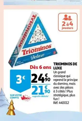 Auchan Triominos De Luxe offre