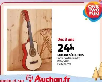 Auchan Guitare Séche Bois offre