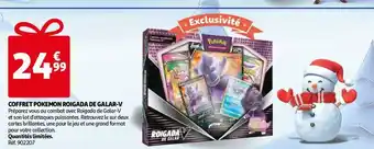 Auchan Coffret Pokemon Roigada De Galar-V offre