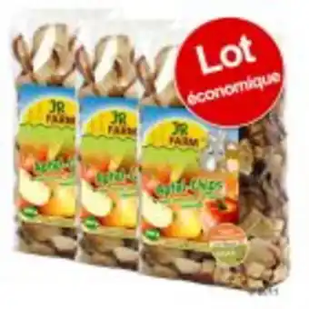 Zooplus Lot jr farm chips de pomme pour rongeur offre