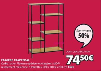 JYSK étagére Trappedal offre