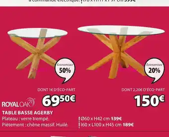 JYSK Table Basse Agerby offre