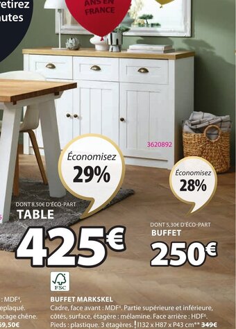 JYSK Buffet offre