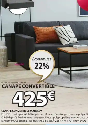 JYSK Canapé Convertible MARSLEV offre