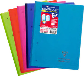Bureau Vallée BLOC DE COURS KOVERBOOK offre