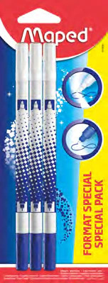 Bureau Vallée LOT DE 6 EFFACEURS DOUBLE POINTE offre