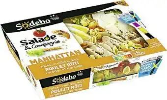 Spar SALADE & COMPAGNIE MANHATTAN PÂTES, CRUDITÉS, ŒUF, POULET RÔTI, CAROTTES ET FROMAGE offre