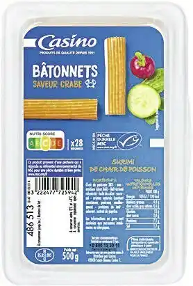 BĂTONNETS SAVEUR CRABE