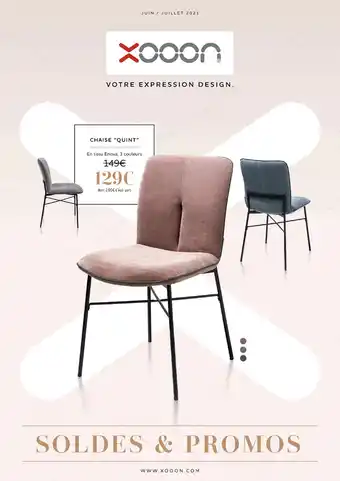 Xooon CHAISE "QUINT" offre