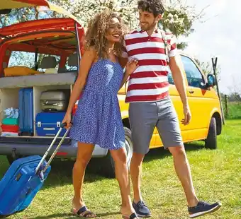 Auchan ROBE FEMME OU POLO HOMME OU BERMUDA DENIM HOMME offre