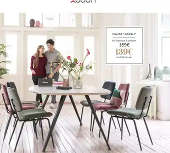 Xooon CHAISE "NOVALI" offre