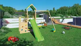 Auchan AIRE DE JEUX EN BOIS ULTRA XPERIENCE offre