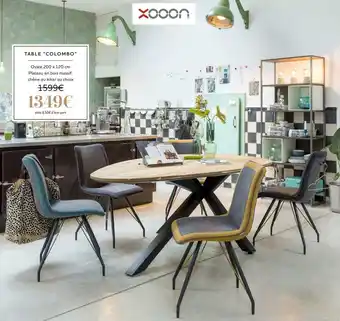 Xooon TABLE "COLOMBO" offre