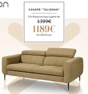 Xooon CANAPÉ "TALISMAN" offre