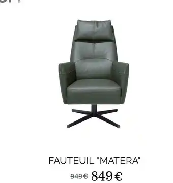 FAUTEUIL "MATERA"