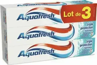 Géant Casino Dentifrice triple protection + blancheur offre