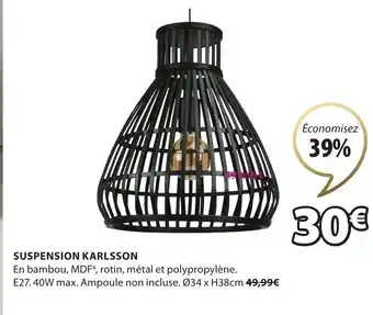 JYSK Suspension Karlsson offre