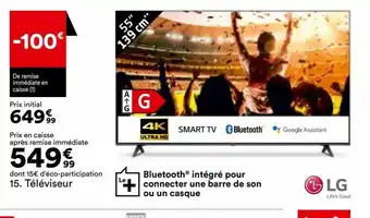 BUT Téléviseur LG offre